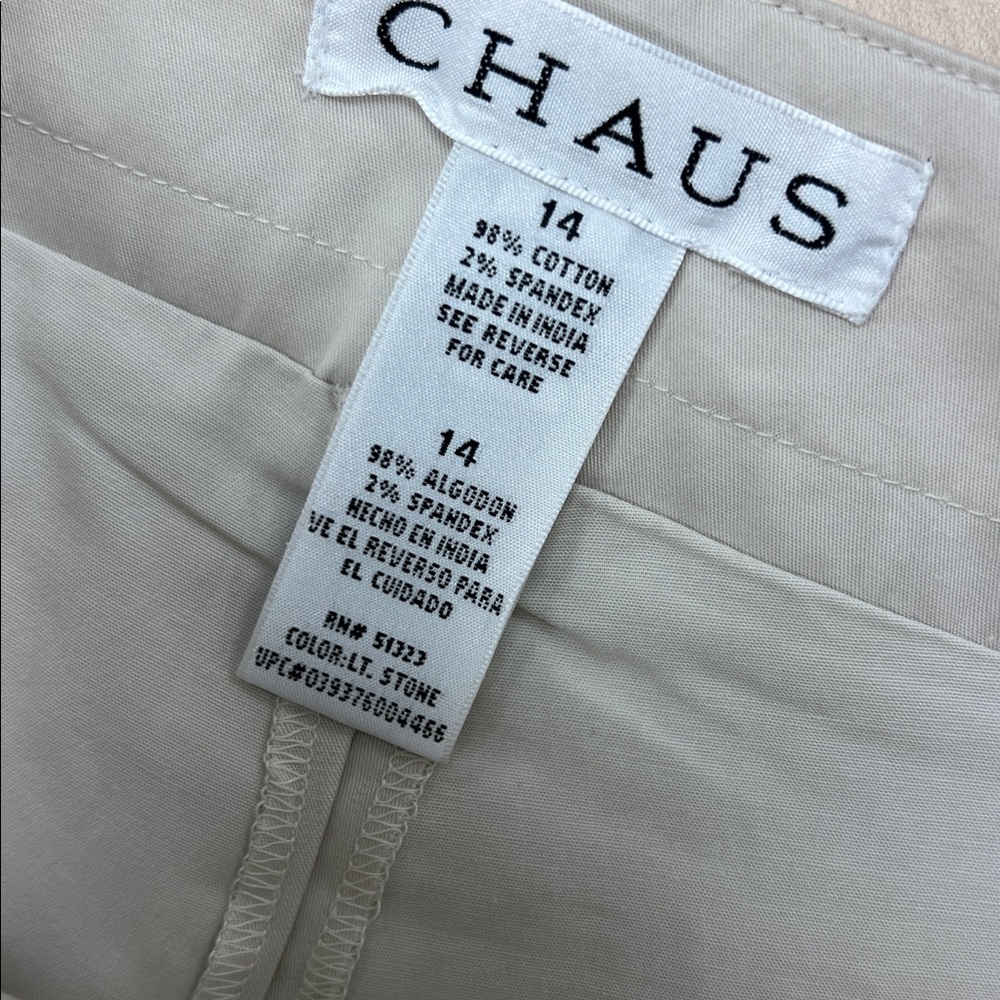 Chaus Sport Vintage Y2K Beige Cargo Mini Skort Utility Gorpcore 90s Grunge 14 - Picture 8 of 10